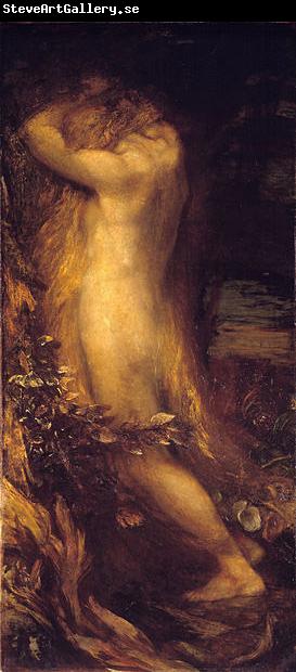 george frederic watts,o.m.,r.a. Eve Repentant